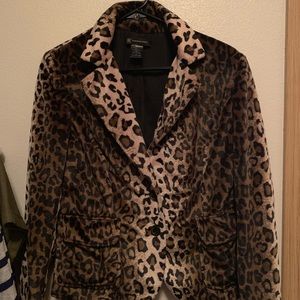 INC Leopard Jacket